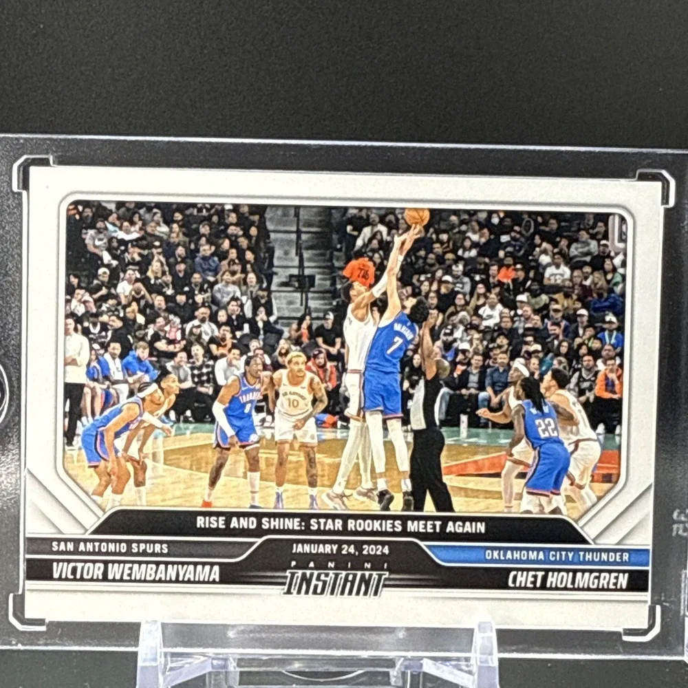 2023-24 Panini Instant /3302 #277- Wembanyama & Holmgren RC